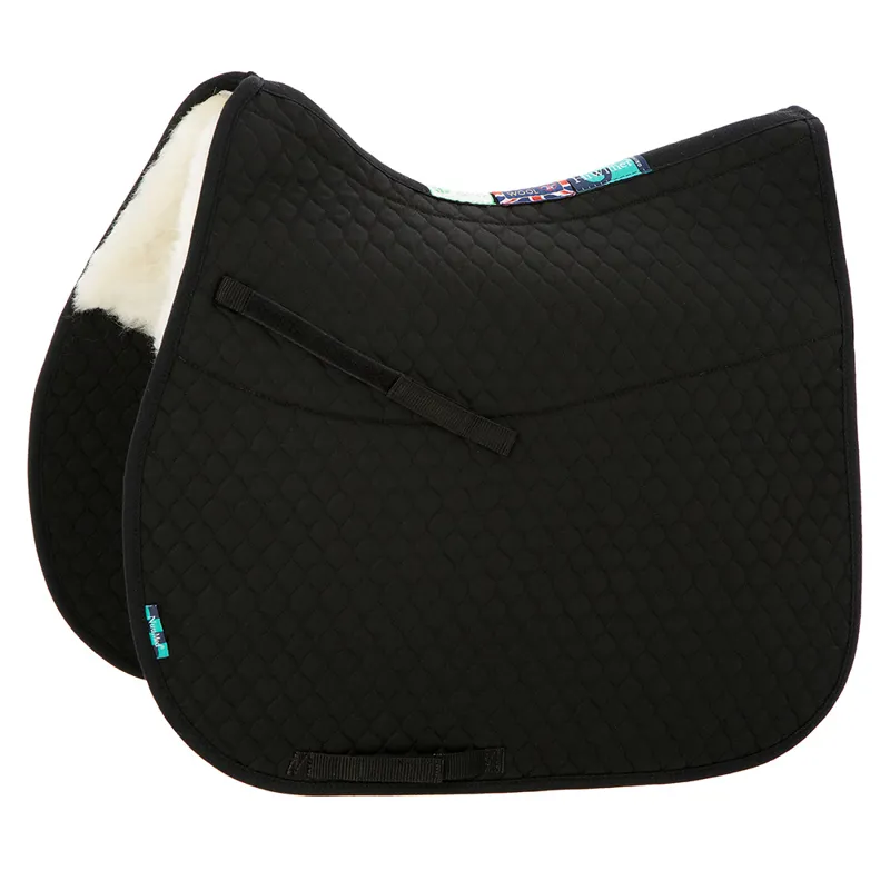 Griffin NuuMed Half Wool Hi Wither Pad Dressage Black